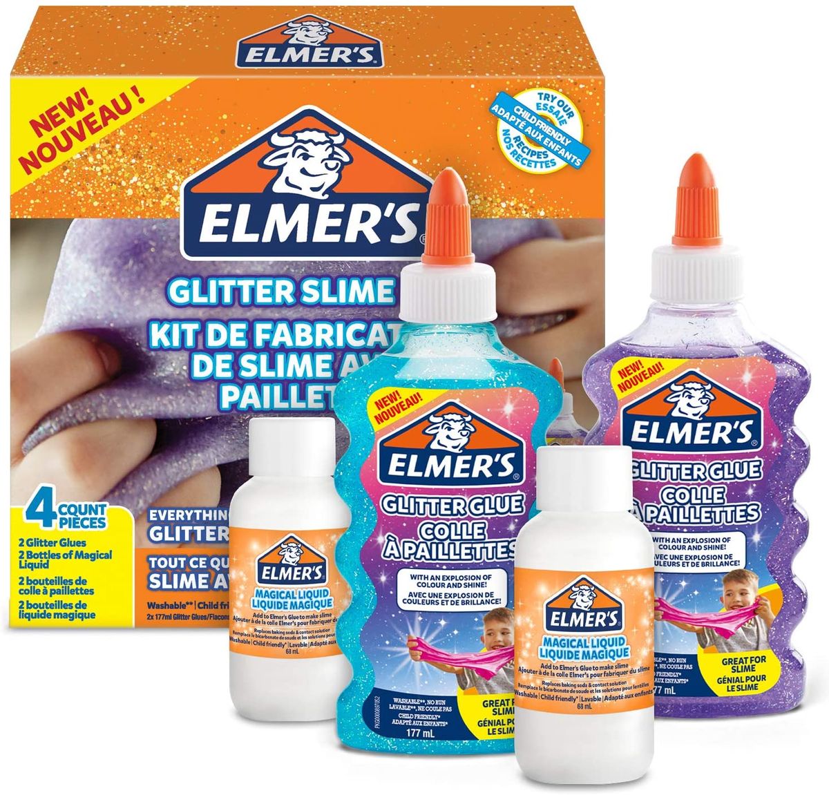 Elmer s glitter slime kit Elmers