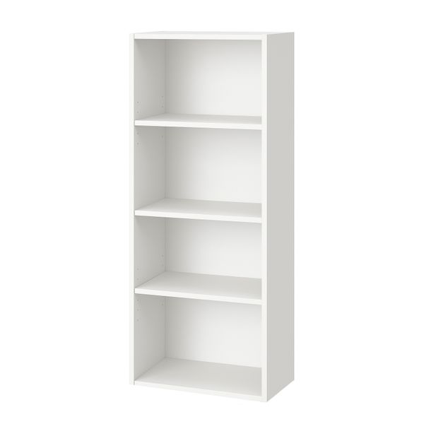 4-Tier Bookcase - Compact Wooden Storage Organizer