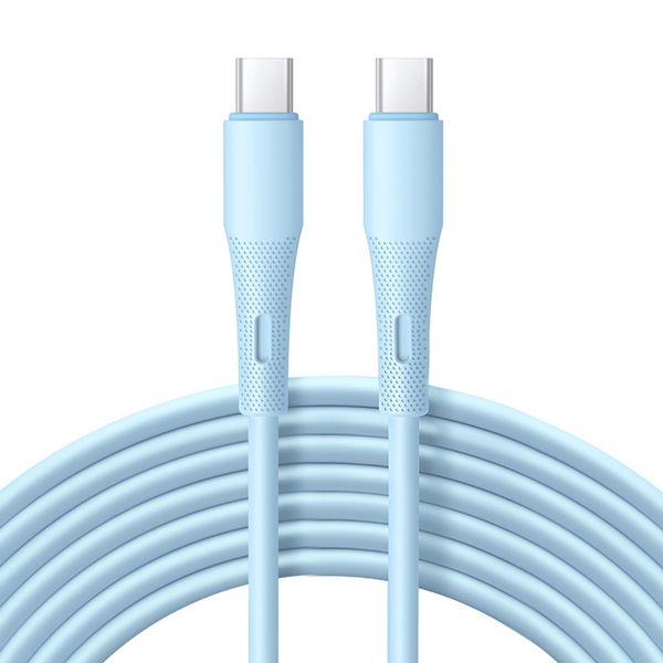 PD 65W USB C To Type C Fast Charging Cable Liquid Silicone Type C Cable 1M