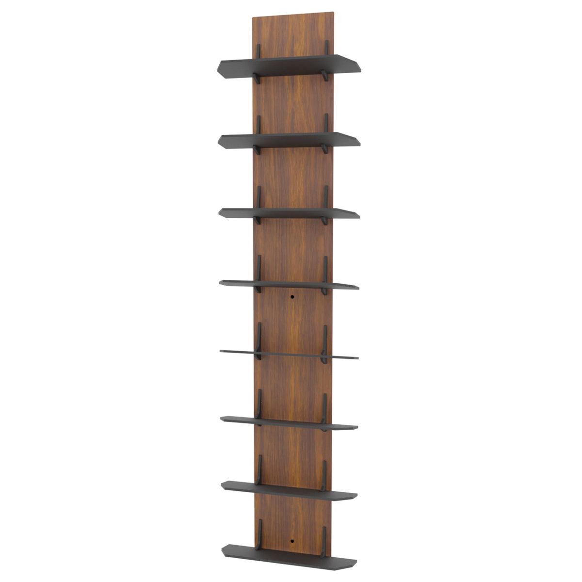 db Creative Wall Wine Rack, Stackable Wood Wall Wine Shelf (8 bottles