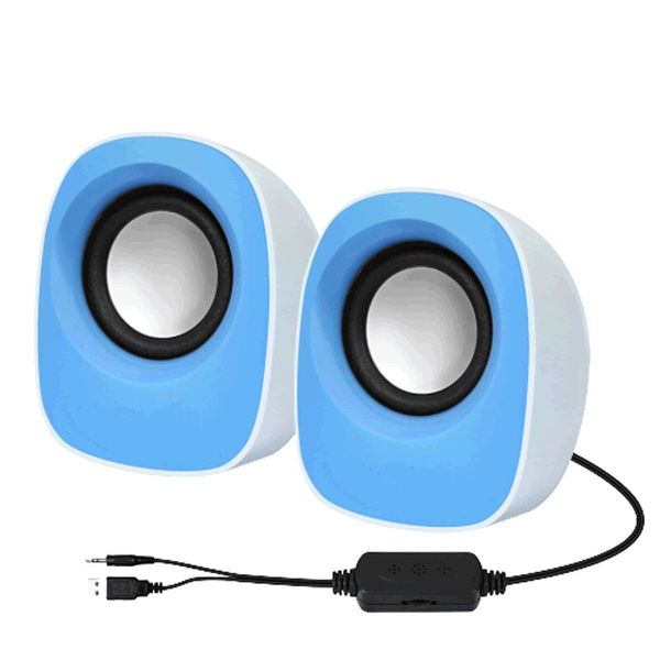 Portable Wired USB 2.0 Computer Speakers-E-002