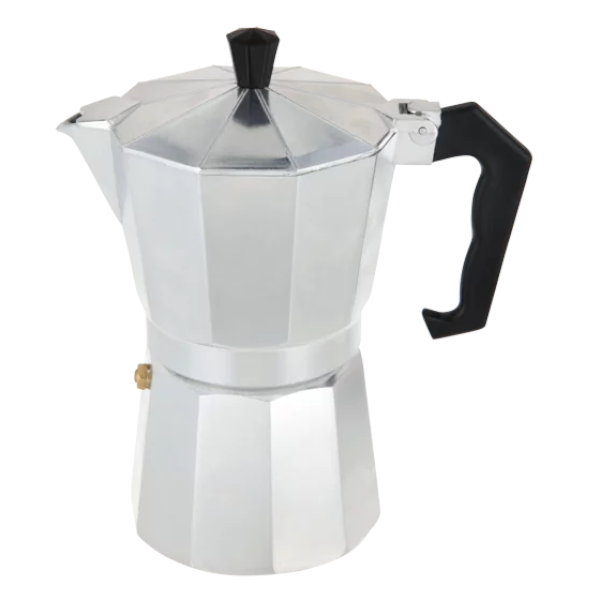 Mila Aluminum Stove Top 6 Cup Espresso Coffee Maker