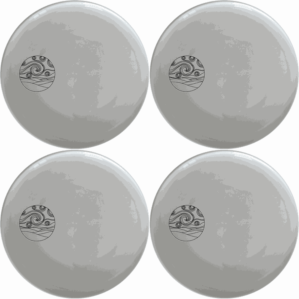 Starry Night Painting Dinner Plate Set of 4 - Range 4