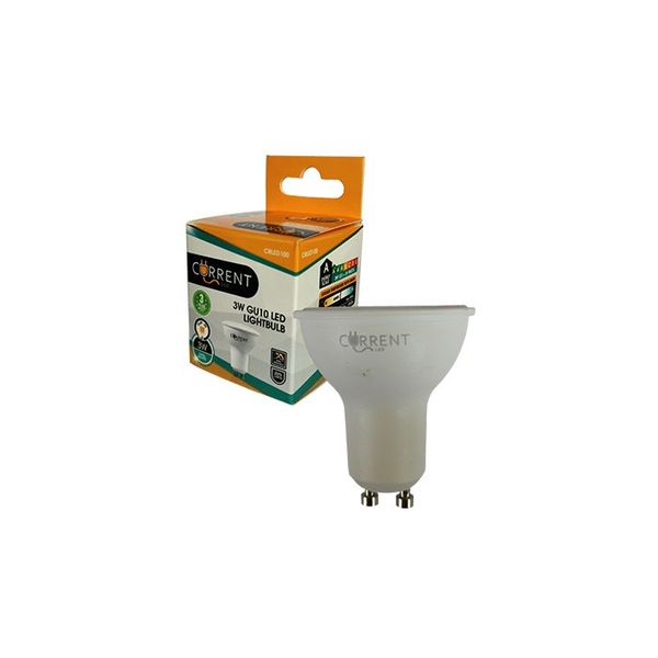 Bulk Pack 10 x Current L/Bulb LED Gu10 3w Cw