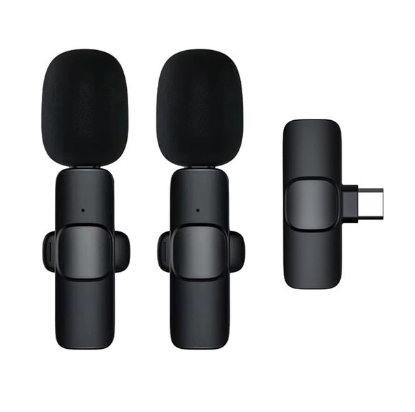 Type-C Clip-On Wireless Microphone for Video Recording &amp; Live Broadcast