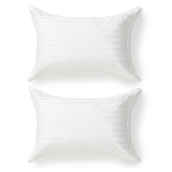George &amp; Mason - 300 TC Sateen Stripe Oxford King Pillowcases