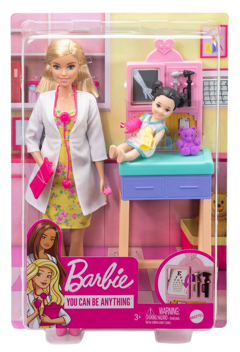 Barbie Careers Paediatrician Doll - Blonde Doll | Shop Today. Get it ...