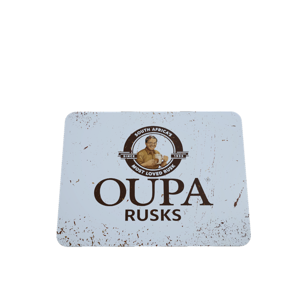 Oupa Rusks Vintage Style Mouse Pad - Nostalgic South African Desk Gift