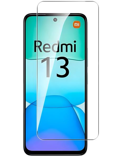 TEKRON Premium Tempered Glass Screen Protector Designed For Xiaomi Redmi 13