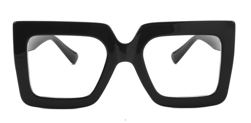 Oversize Square Blue Light Blocking Glasses for Women Anti Eyestrain UV