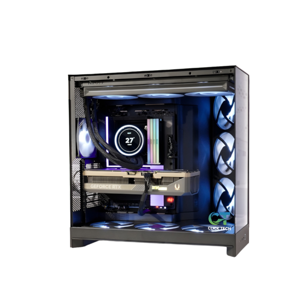 [ClickTech PreBuilt] Liquid Cooled RTX 5070 Ryzen 7 9850X3D "Sun Breathing"
