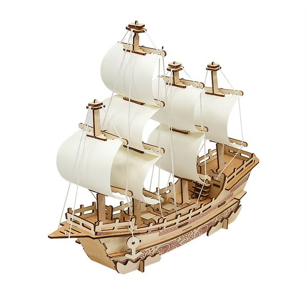 3D Wooden Model | 3D Puzzle | Silk Merchant Ship - 88 Piece
