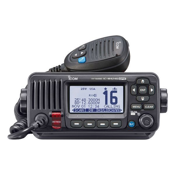 Icom M424G Fixed Mount Marine VHF Radio with GPS