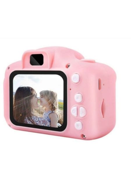 Kids Mini Portable Rechargeable Digital Camera - Pink