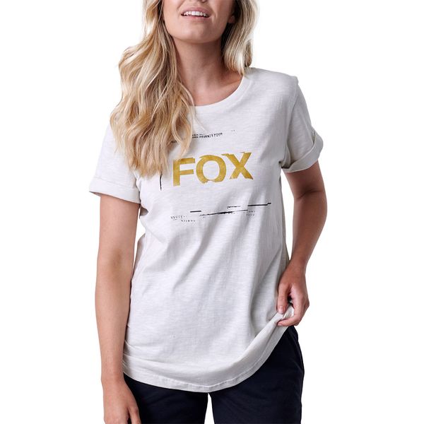 Fox-Ladies-Invent Tomorrow Ss Tee-Bone Slub