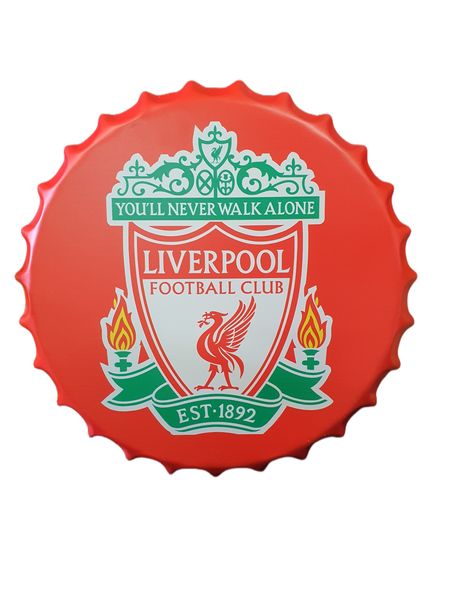 Liverpool Metal Bottle Cap 42cm