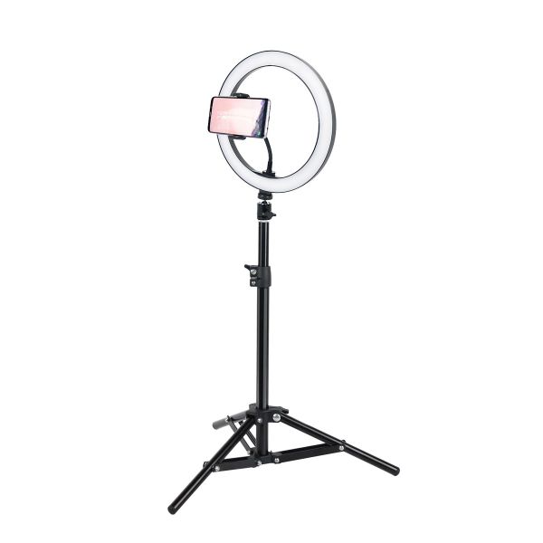 Professional Livestream 3Mode 30cm LED Ring Light &amp; Adjustable Tripod Stand