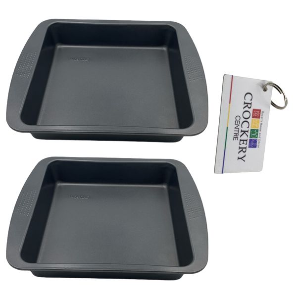 Authentic Square Baking Pan With Handles 28x25x4.5cm + Keyring