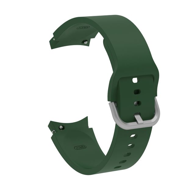 Silicone Strap Compatible With Samsung Galaxy Watch 4/5/6/7/7FE -Dark Green