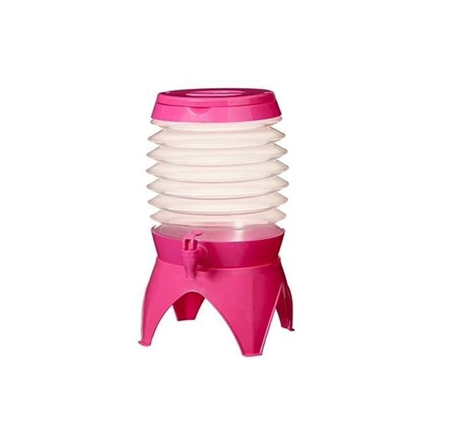 Collapsible Plastic Drinks Dispenser with Tap Juice Water