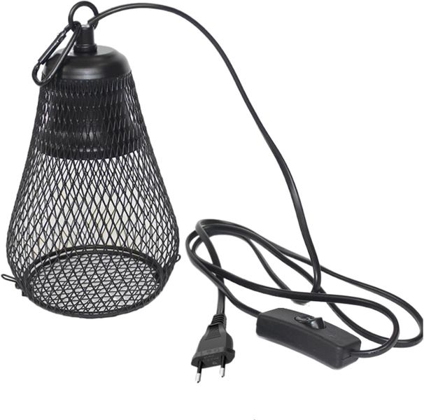 Anti-Scald Reptile Heating Lamp Shade,Heating Lamp Lampshade Ceramic Light