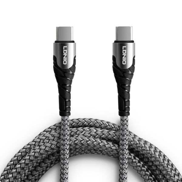 USB-C to USB-C Fast Charging Cable 65W PD - 1m Durable Type-C Lead LC101
