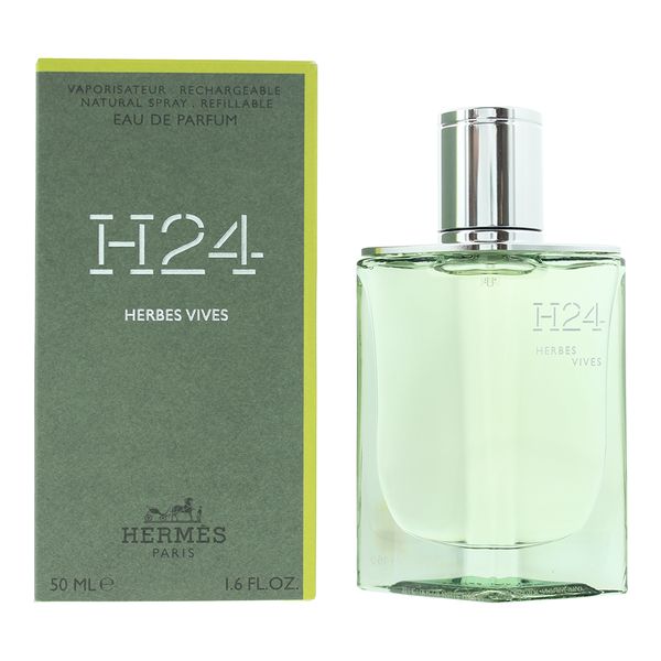 Hermès H24 Herbes Vives Rechargeable Eau de Parfum 50ml(Parallel Import)