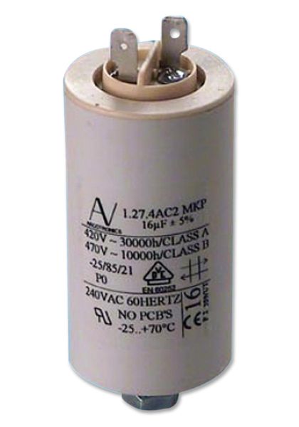 Kemet (C274AC35350SA0J) Motor Run Capacitor, 35 µF, ± 5%