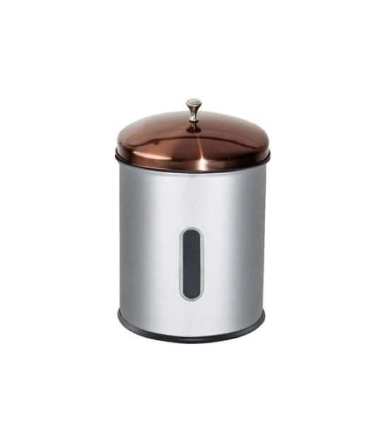 Stainless Steel 5L Storage Canister Rose Gold Lid