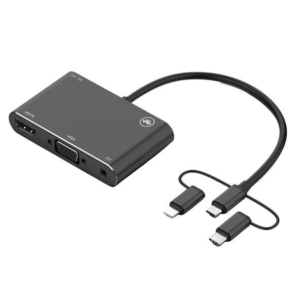 3-in-1 Digital Audio Video Adapter Cable -OT-7585B