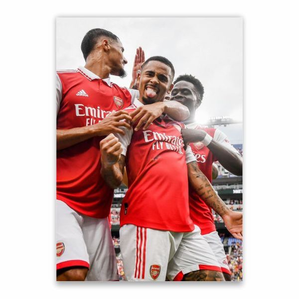 Arsenal Team Celebration Poster - A1
