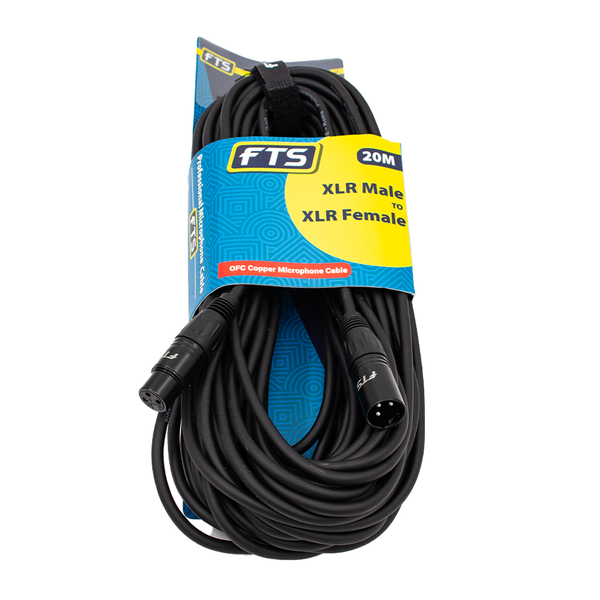 FTS 20m Xlr Male To Female [FTS-TX009-TX012/20M]
