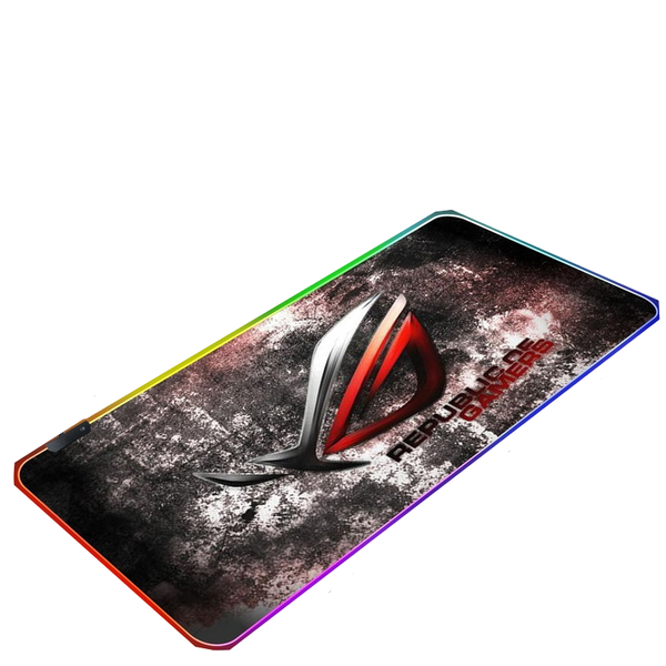 Gaming Mouse Pad Large LED RGB Illuminated - ROG Black