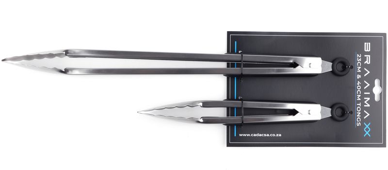 Braaimaxx Braai Tong Set 23cm &amp;40cm