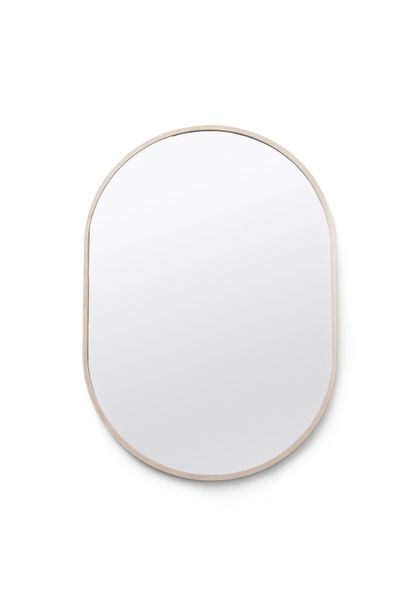 Native Decor Birch Framed Pod Mirror