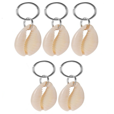 5 Piece Lady Girls Shell Hair Rings, Braids Plaits Hair Clips | Buy Online  in South Africa 