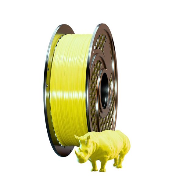 Silk PLA+ Chrome Yellow 3D Printing Filament 1kg, 1.75mm