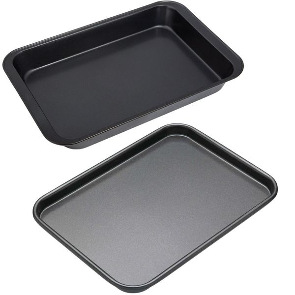 Home Kitchen Baking Pan &amp; Tray Set of 2( 31cm, 47.5cm)