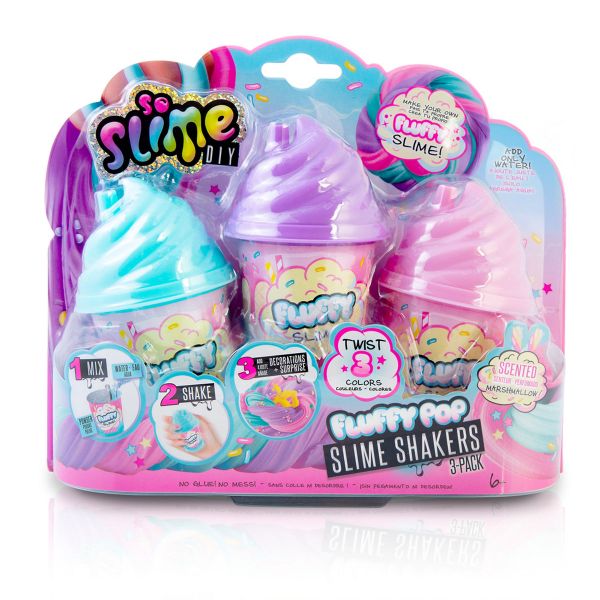 So Slime Shaker Fluffy 3 Pack