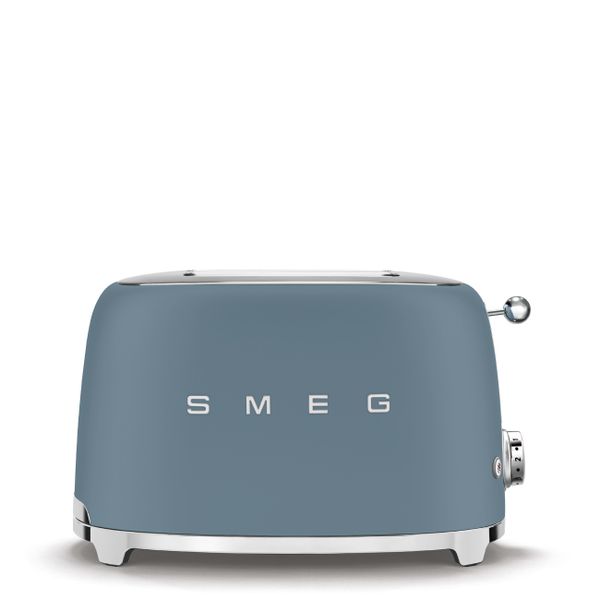 Smeg Toaster 50's Retro Style 2 Slice Storm Blue 950W Power Range