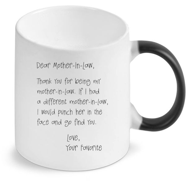 Dear Mother In Law Magic Colour Changing Gift Coffee Mug