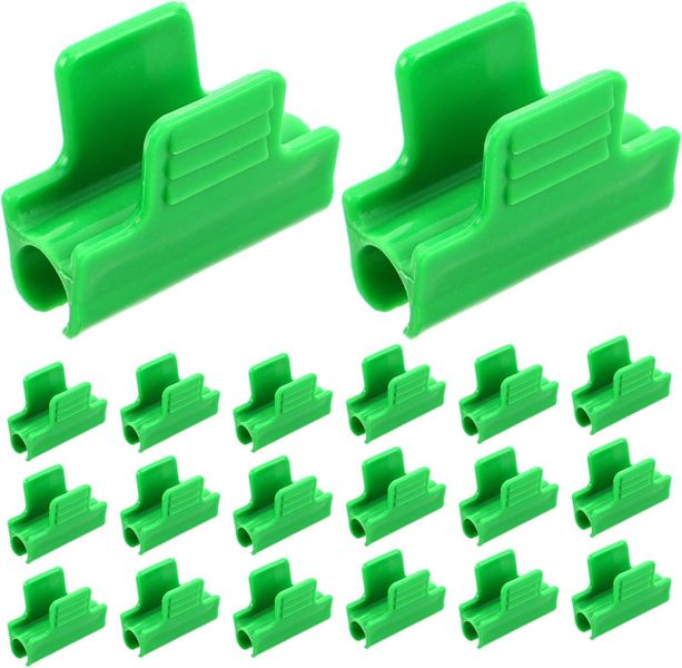 Light Green Plastic Greenhouse Clips for Garden Plant Protection &amp; Agricul