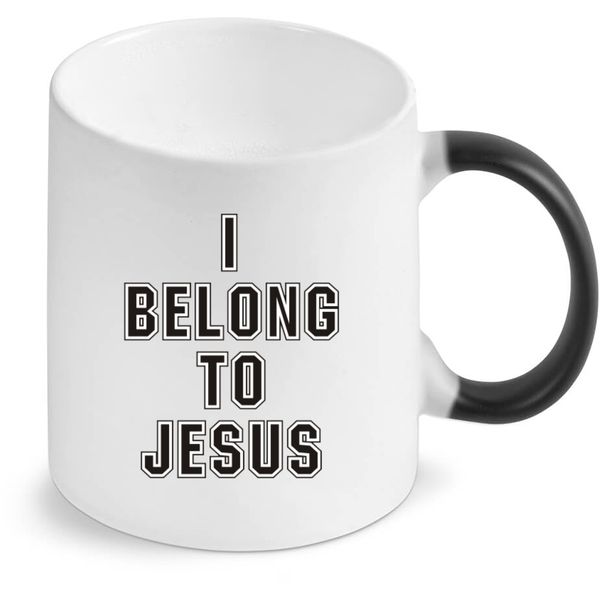 Belong To Jesus Christian Birthday Christmas Magic Colour Changing Gift Mug
