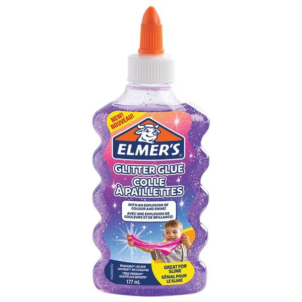 Elmers Glitter Glue purple 177ml