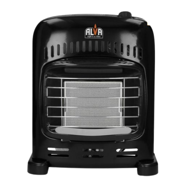 ALVA Mini Single Panel Gas Heater - Black (GH301)