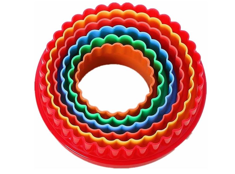 Cookie Cutter Set for Baking, Sandwich Fondant Cake Fruit Vegetable - 6 Piece