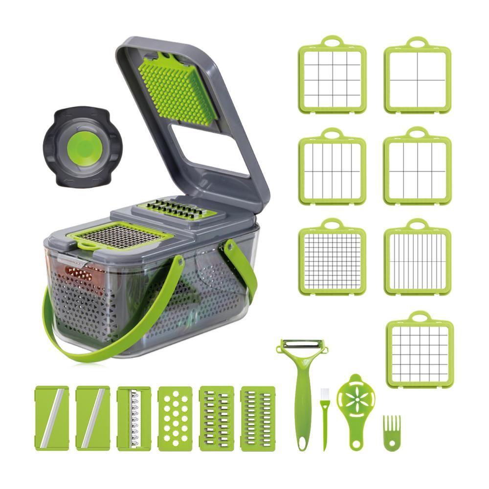 Deal Multi Function Vegetable Chopper 22 Piece Vegetable Cutter Shop   S Zoom.file