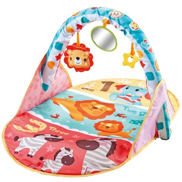 Baby Play Gym - Musical Mat &amp; Hanging Sensory Toys for Babies - Play Mats