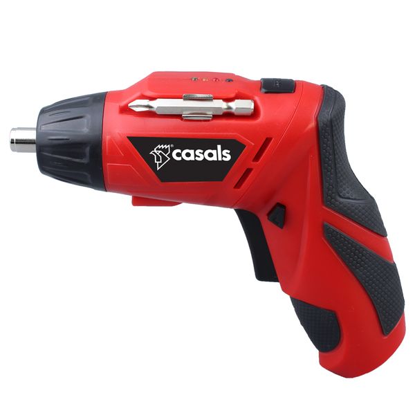 Casals - Cordless Screwdriver With 12 Piece Set