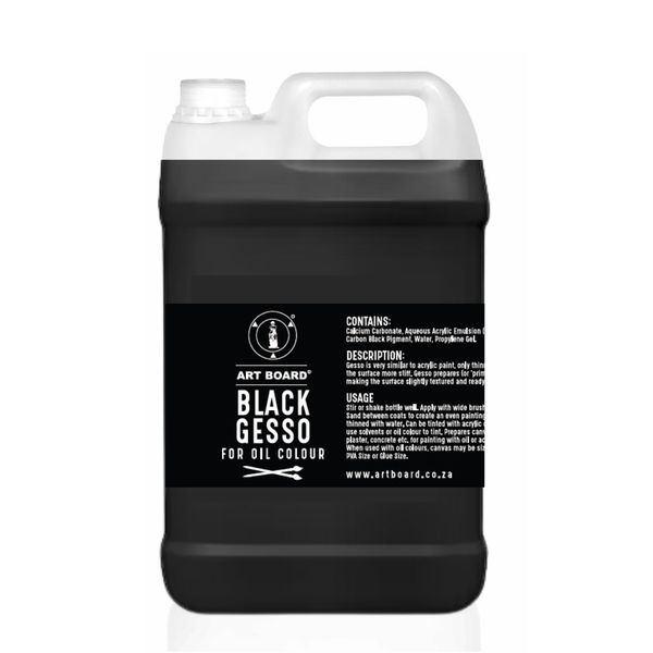 Art Board Black Gesso 5lt
